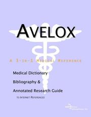 Cover of: Avelox | ICON Health Publications
