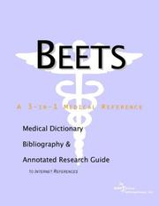 Cover of: Beets - A Medical Dictionary, Bibliography, and Annotated Research Guide to Internet References | ICON Health Publications