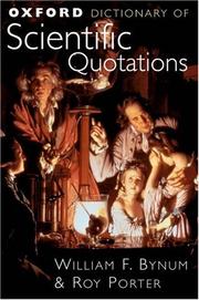 Cover of: Oxford Dictionary of Scientific Quotations by 