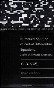 Cover of: Numerical solution of partial differential equations by G. D. Smith