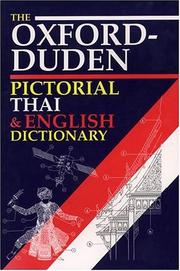 Cover of: The Oxford-Duden Pictorial Thai & English Dictionary