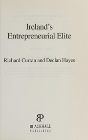 Cover of: Ireland's entrepreneurial elite