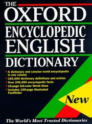 Cover of: The Oxford Encyclopedic English Dictionary