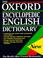 Cover of: The Oxford Encyclopedic English Dictionary