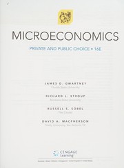 Cover of: Microeconomics: Private and Public Choice