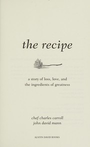 The recipe by Charles M. Carroll