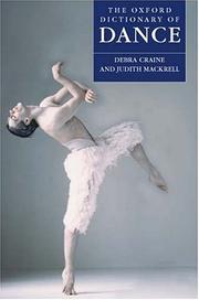 Cover of: The Oxford dictionary of dance by Debra Craine