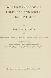 Cover of: World handbook of political and social indicators