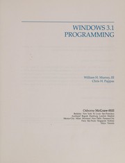 Windows 3.1 programming by William H. Murray, William H. Murray, Chris H. Pappas