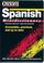 Cover of: The Oxford Spanish Minidictionary (Dictionary)