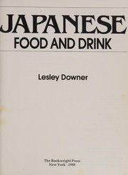 Cover of: Japanese food and drink