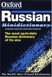 Cover of: The Oxford Russian minidictionary