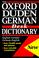 Cover of: The Oxford-Duden German desk dictionary