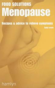 Cover of: Menopause (Food Solutions)