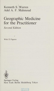 Cover of: Geographic medicine for the practitioner