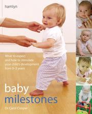 Cover of: Baby Milestones by Carol Cooper