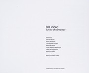 Cover of: Bill Viola: survey of a decade
