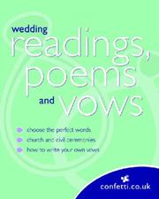 Cover of: Wedding Readings, Poems and Vows (Confetti)