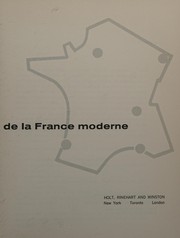 Cover of: Panorama de la France moderne.