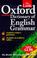 Cover of: The Little Oxford Dictionary of English Grammar (Dictionary)