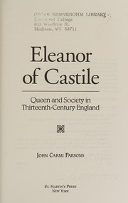 Eleanor of Castile by John Carmi Parsons
