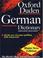 Cover of: The Oxford-Duden German Dictionary