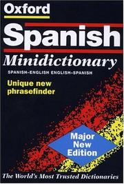 Cover of: The Oxford Spanish Minidictionary (Dictionary)