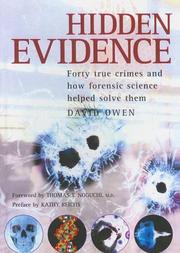 Hidden Evidence by David Owen