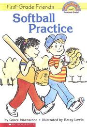 Cover of: Softball Practice (First-Grade Friends by Grace Maccarone