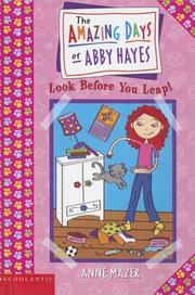 Cover of: Look Before You Leap by Anne Mazer