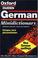 Cover of: The Oxford-Duden German minidictionary