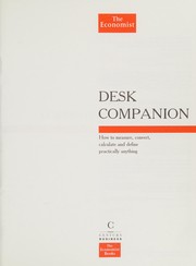Cover of: The Economist desk companion by editor Penny Butler ; sub-editor Penny Williams ....