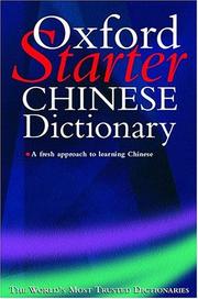 Cover of: The Starter Oxford Chinese Dictionary by Boping Yuan