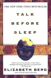 Cover of: Talk Before Sleep