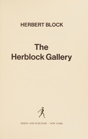 Cover of: The Herblock gallery.