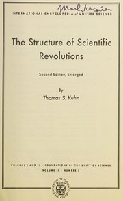 Cover of: The structure of scientific revolutions