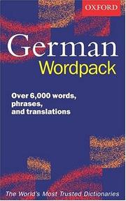 Cover of: Oxford German Wordpack