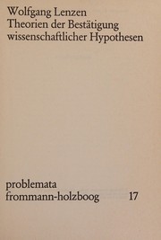 Cover of: Theorien der Bestätigung wissenschaftlicher Hypothesen.