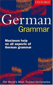 Cover of: German grammar