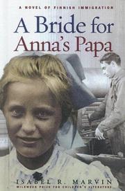 Cover of: A Bride for Anna's Papa by Isabel R. Marvin