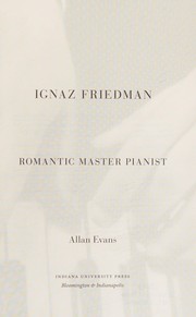 Ignaz Friedman by Allan Evans