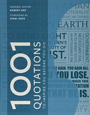 Cover of: 1001 Quotations To Inspire You Before