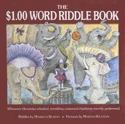 Cover of: The $1.00 Word Riddle Book by Marilyn Burns