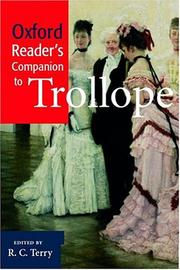 Cover of: Oxford Reader's Companion to Trollope
