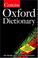 Cover of: The concise Oxford dictionary.