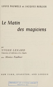 Cover of: Le matin des magiciens