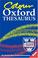 Cover of: The color Oxford thesaurus