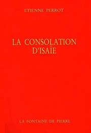 Cover of: La consolation d'Isaïe