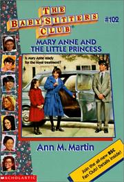 Cover of: Mary Anne and the Little Princess by Ann M. Martin