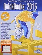 Cover of: Contractor's guide to Quickbooks 2015